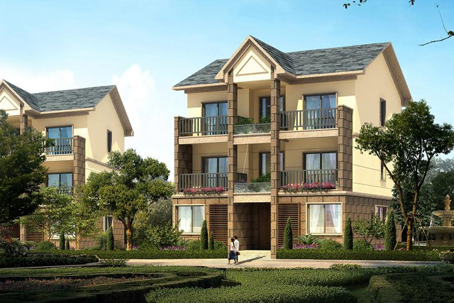 鋼結構別墅（鋼塊房）RJ-GK305-(9.84x12.42)(圖1)