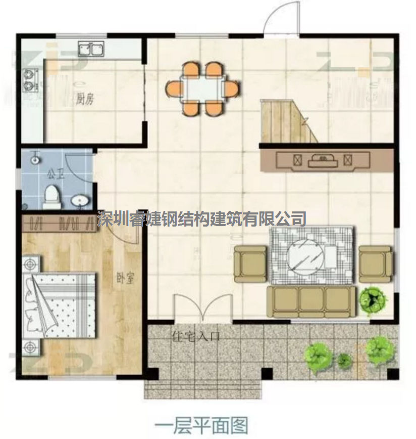 輕鋼別墅-現(xiàn)代風(fēng)情(圖2) 輕鋼別墅-現(xiàn)代風(fēng)情(圖2)