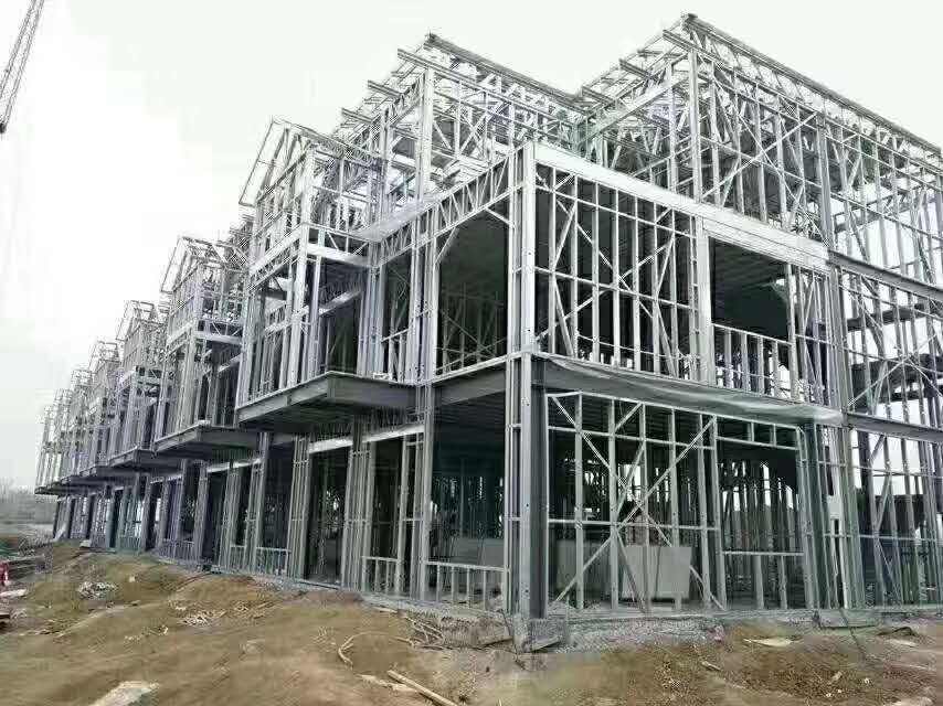 輕鋼別墅的鋼筋骨架 輕鋼別墅的鋼筋骨架