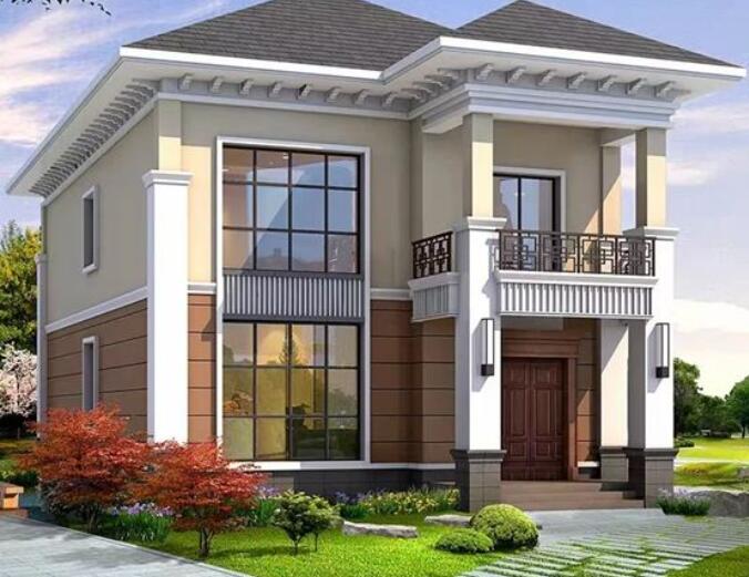 一棟兩層美式風(fēng)格輕鋼別墅 一棟兩層美式風(fēng)格輕鋼別墅