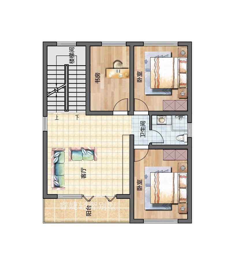 面積小也精致實(shí)用的現(xiàn)代三層別墅(圖5) 面積小也精致實(shí)用的現(xiàn)代三層別墅(圖5)