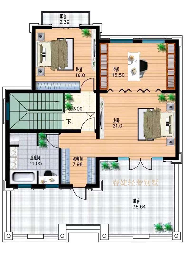 農(nóng)村三層豪華高端歐式別墅-奢華(圖4) 農(nóng)村三層豪華高端歐式別墅-奢華(圖4)