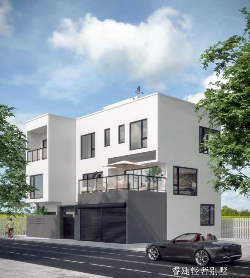 現(xiàn)代別墅占地145平設(shè)計(jì)圖紙帶兩種效果圖還有電梯(圖3) 現(xiàn)代別墅占地145平設(shè)計(jì)圖紙帶兩種效果圖還有電梯(圖3)