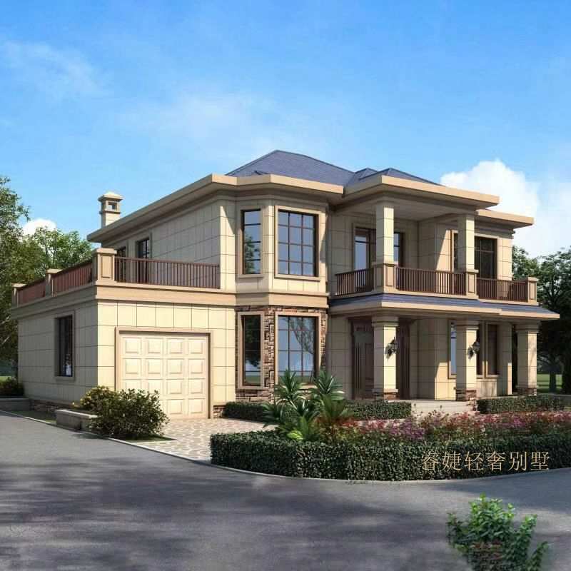 農(nóng)村42萬(wàn)二層自建別墅設(shè)計(jì)圖，占地120平米左右，戶型極好(圖2)