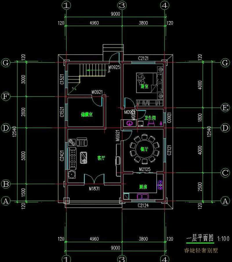 面寬9米的三層中式別墅來(lái)了！(圖4)