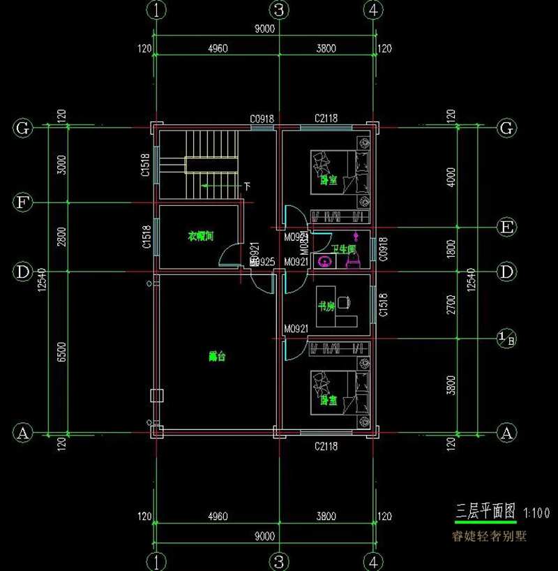 面寬9米的三層中式別墅來(lái)了！(圖6)