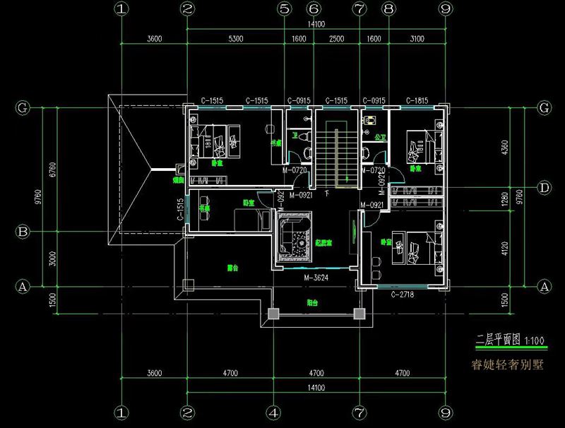 上下拼色兩層新中式別墅，大氣??！(圖6)