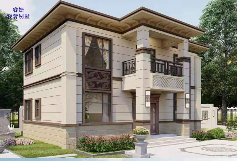 這些農(nóng)村最實(shí)用的二層輕鋼別墅圖，主體造價(jià)30萬左右建好，有圖有真相