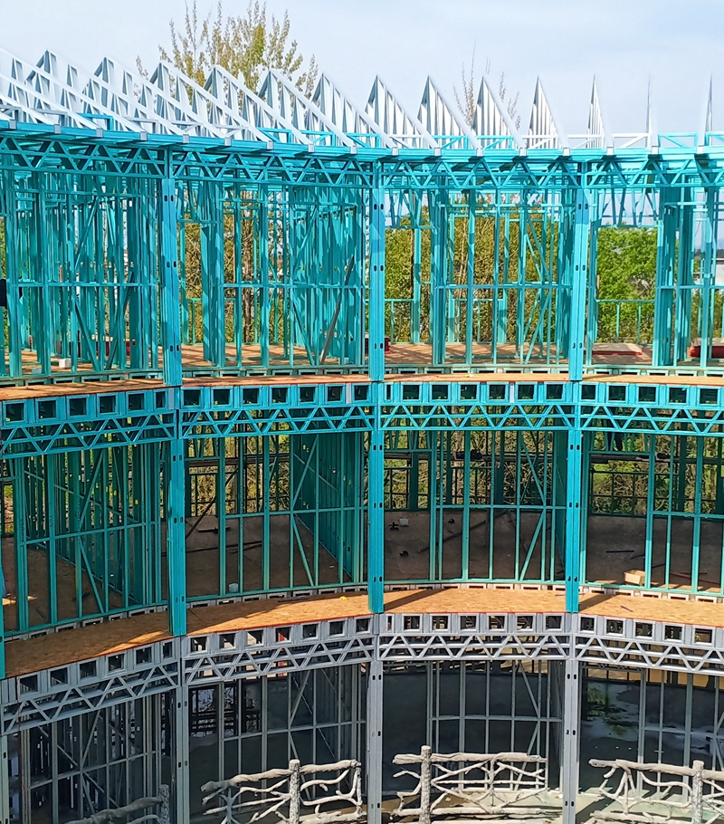 輕鋼結(jié)構(gòu)房屋(別墅)的市場(chǎng)前景(圖2) 輕鋼結(jié)構(gòu)房屋(別墅)的市場(chǎng)前景(圖2)