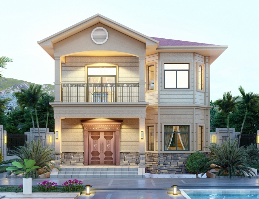 輕鋼別墅：多樣化外觀設(shè)計，彰顯個性品味(圖2)