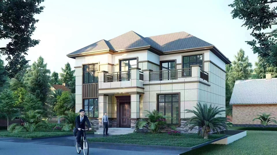 美麗鄉(xiāng)村，輕鋼別墅演繹恬靜農(nóng)居風(fēng)情(圖2)